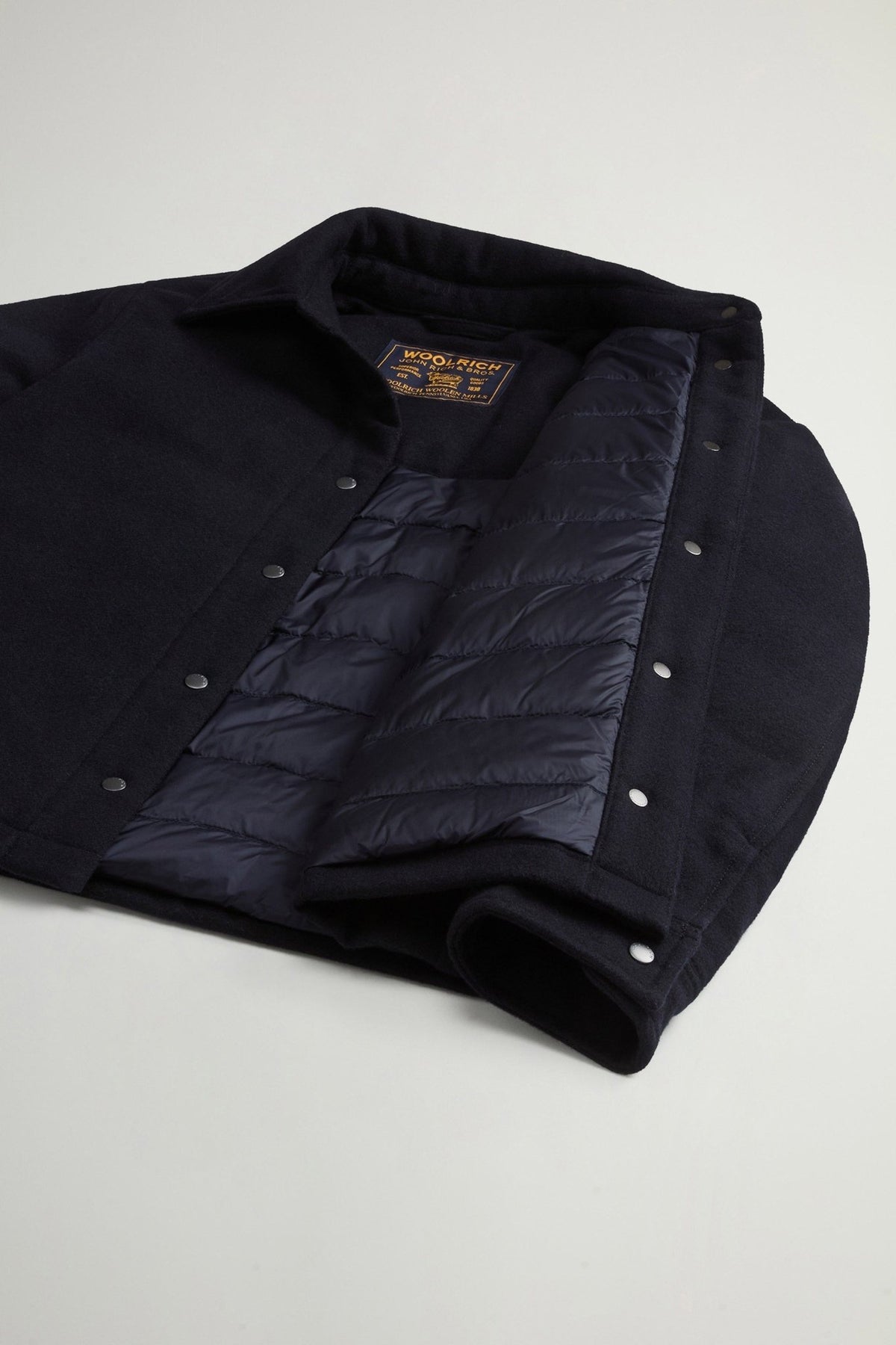 Alaskan Overshirt in Recycled Italian Wool Blend - woolrich-usClothing