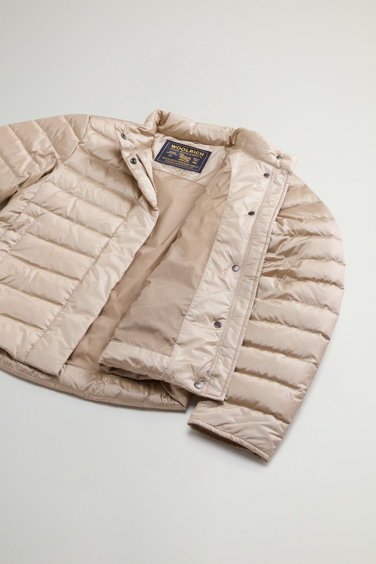 Lightweight Down Jacket in Liquid Nylon - woolrich-us - Outerwear