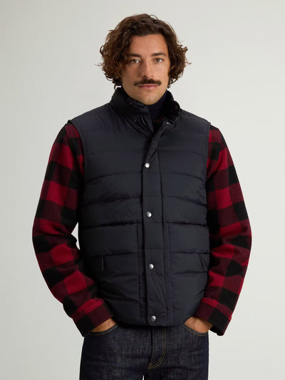 Bering Quilted Vest in Crinkle Nylon