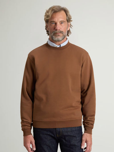 Crewneck Sweatshirt in Cotton Blend with Print