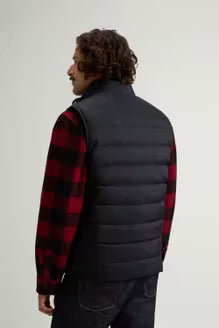 Bering Quilted Vest in Crinkle Nylon