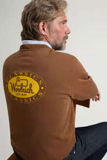 Crewneck Sweatshirt in Cotton Blend with Print