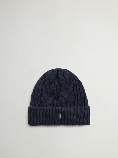Cotton Wool Cable Beanie