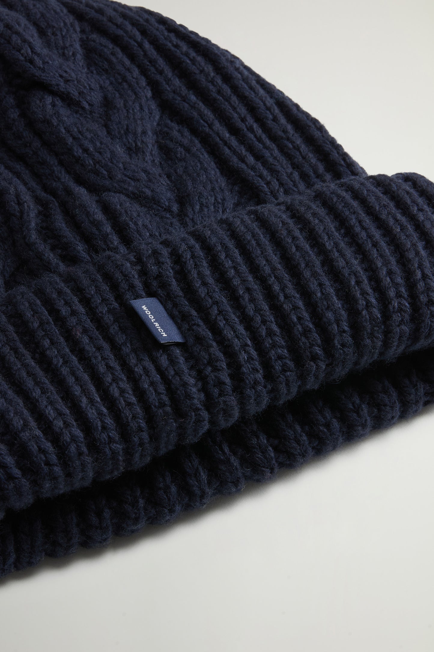 Cotton Wool Cable Beanie