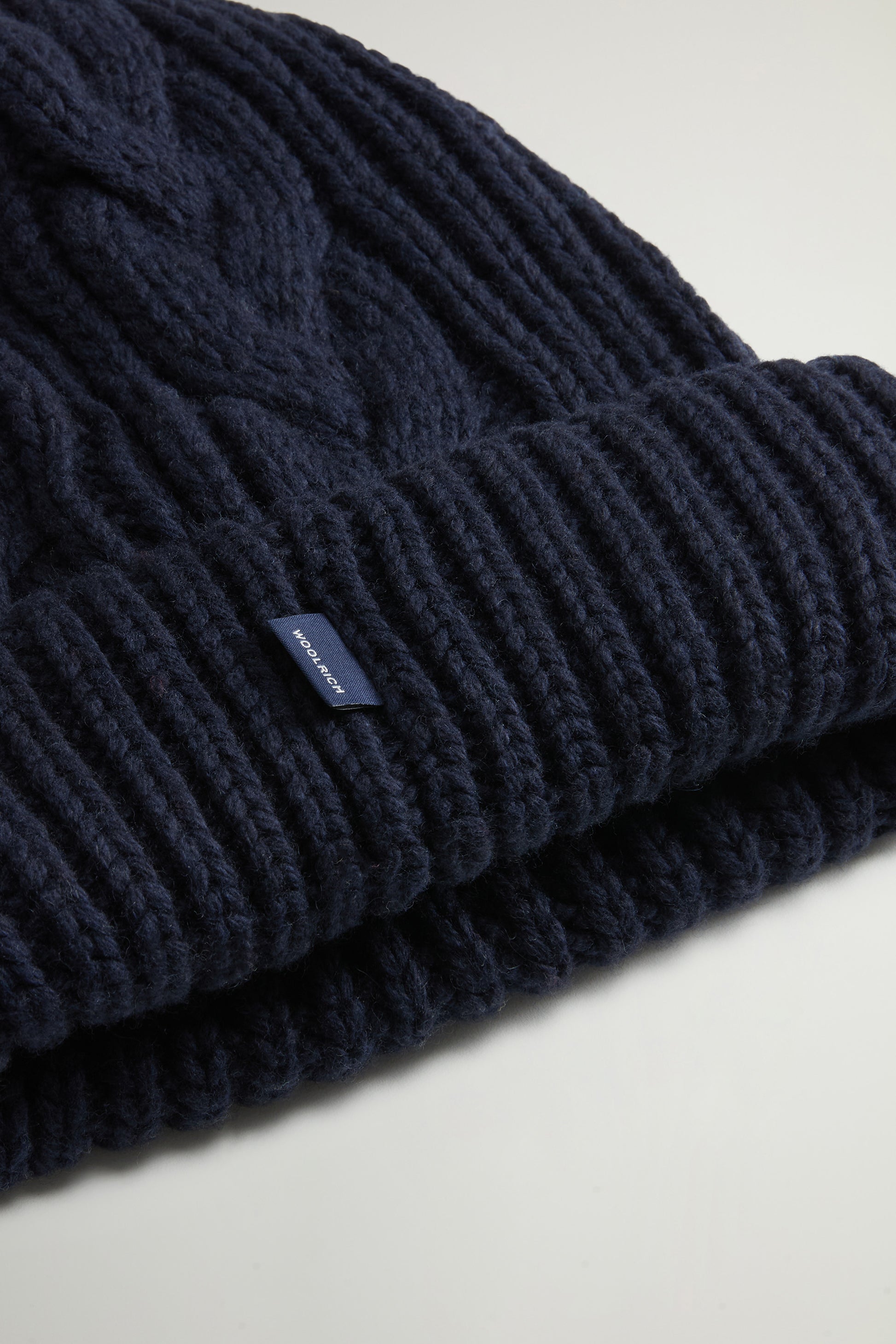 Cotton Wool Cable Beanie