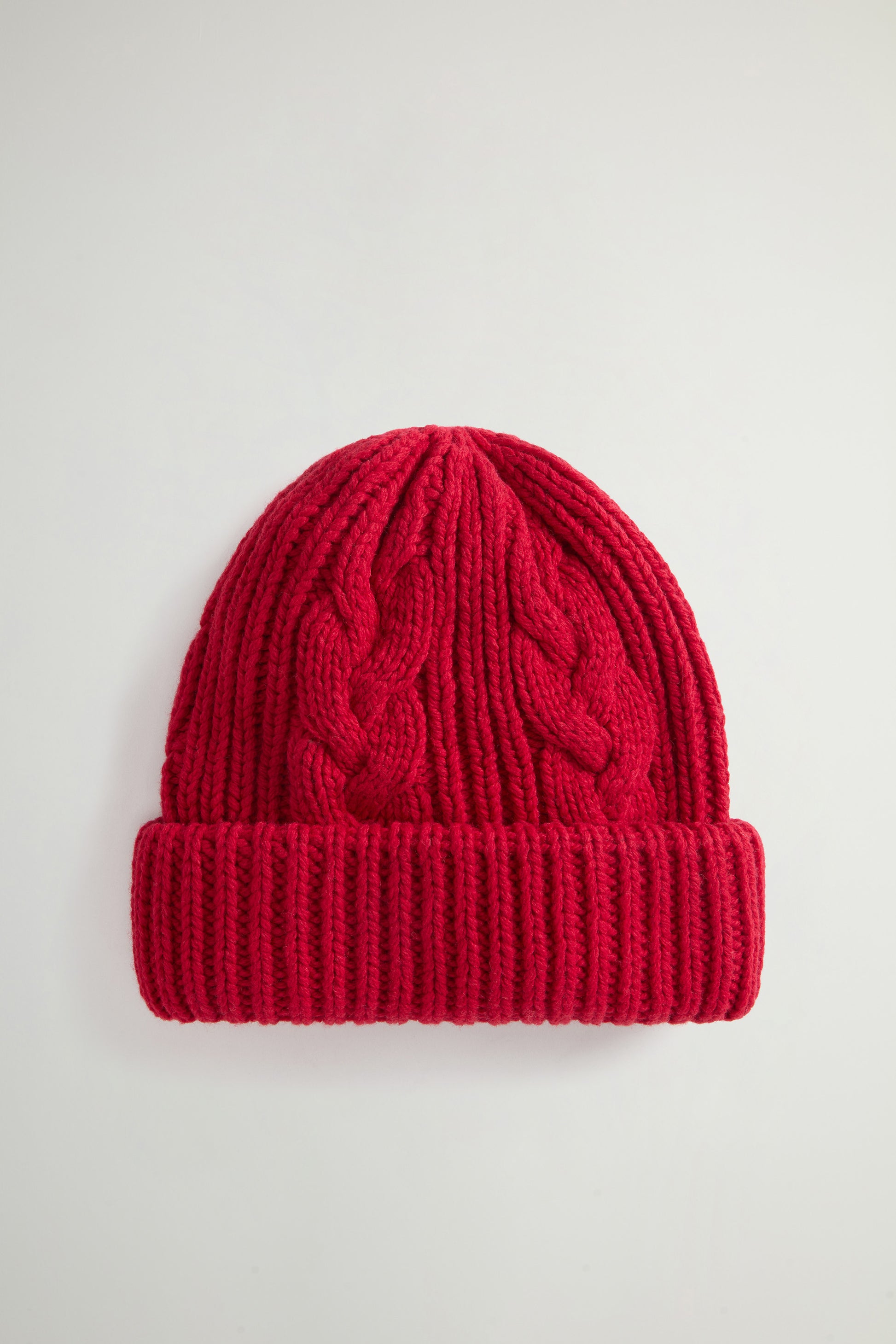 Cotton Wool Cable Beanie
