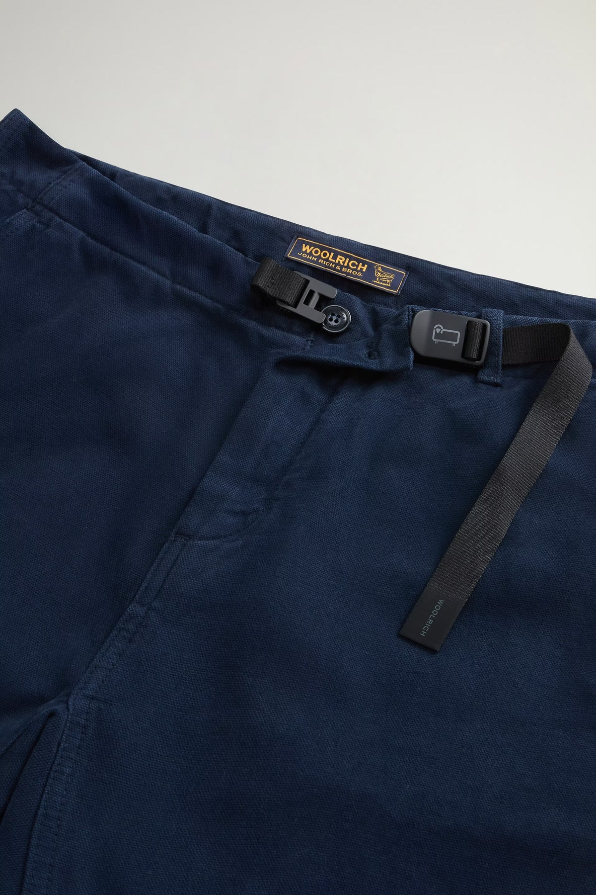 Garment-Dyed Easy Pants in Pure Cotton Canvas