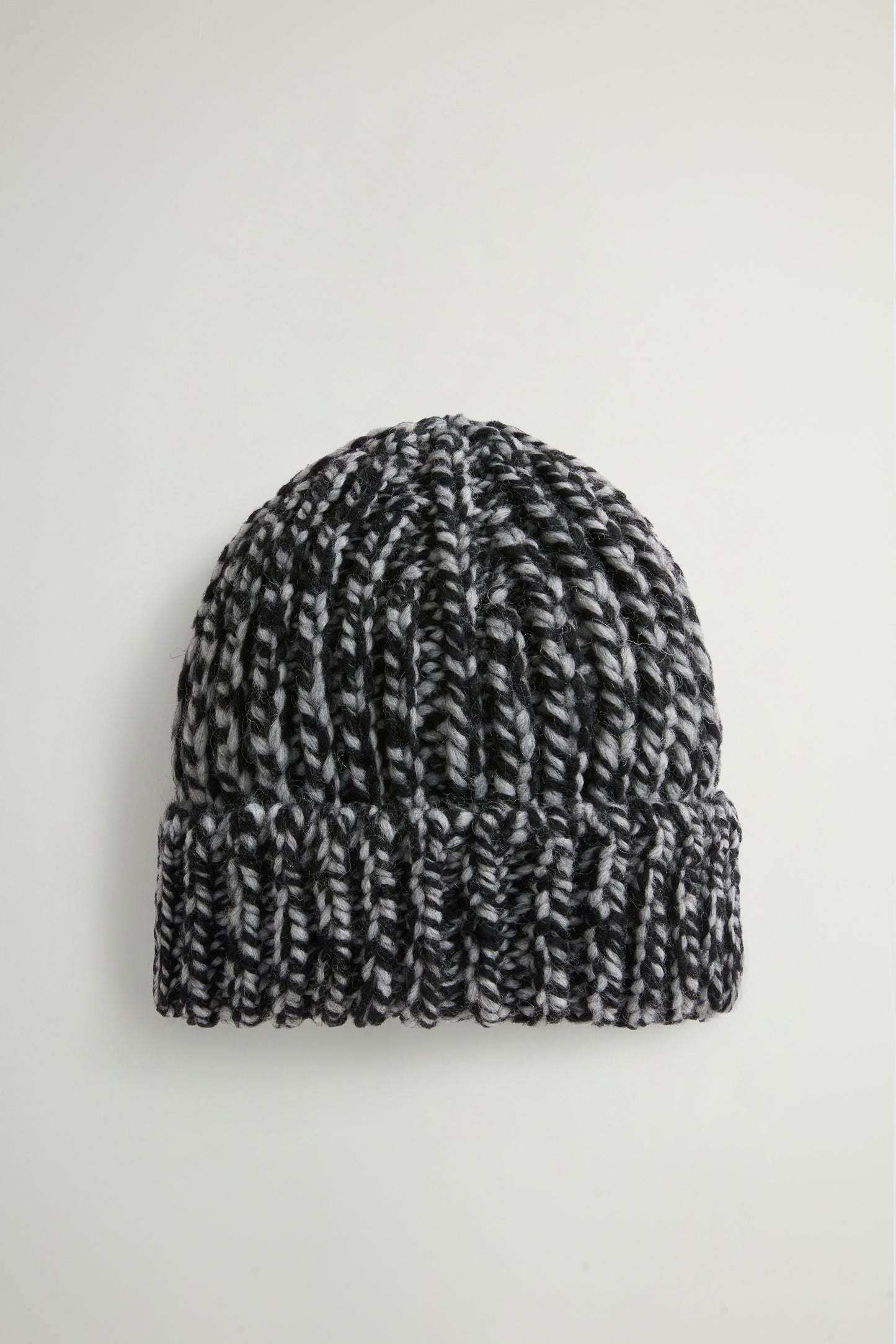 Chunky Beanie in Mouliné Alpaca and Wool Blend