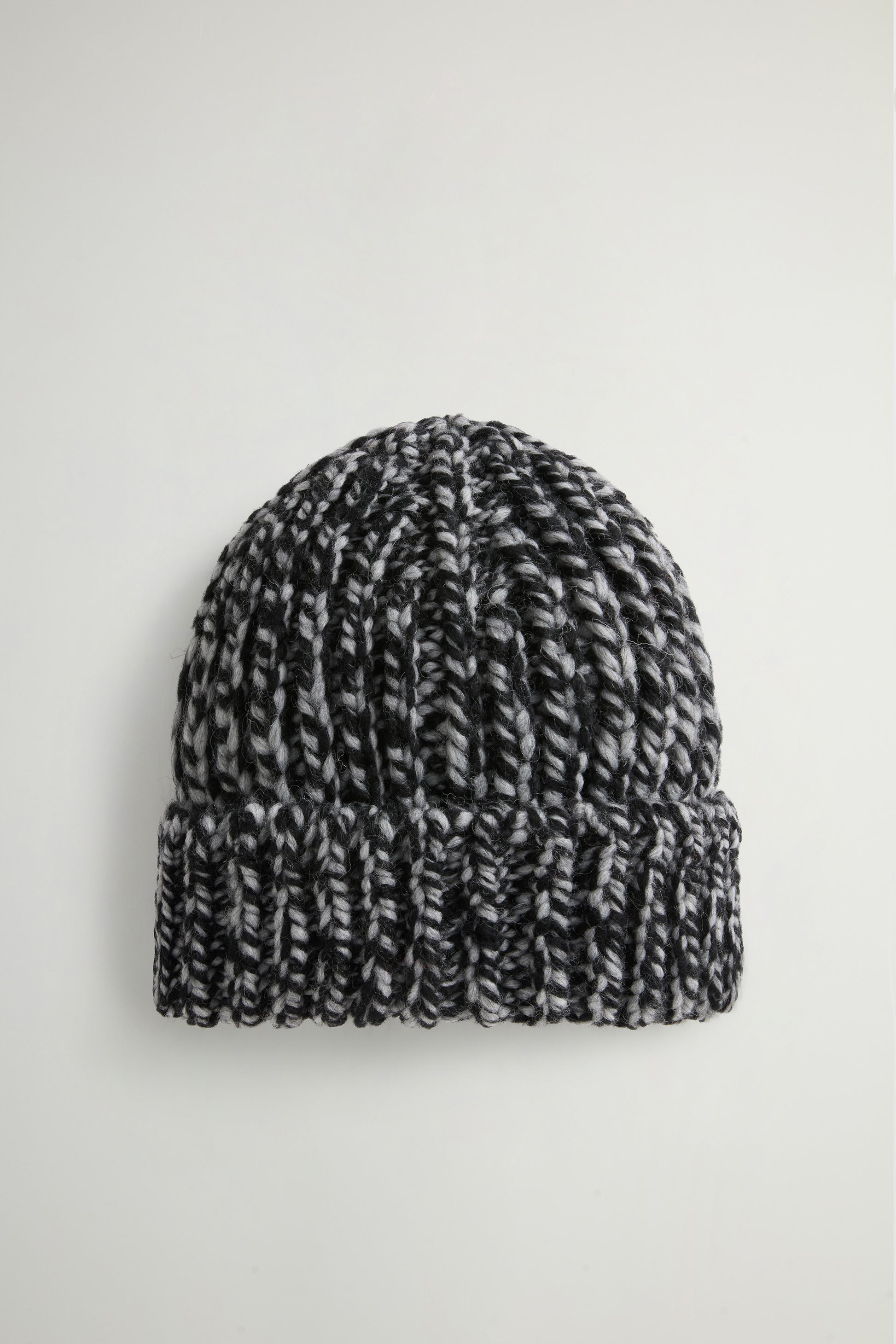 Chunky Beanie in Mouliné Alpaca and Wool Blend