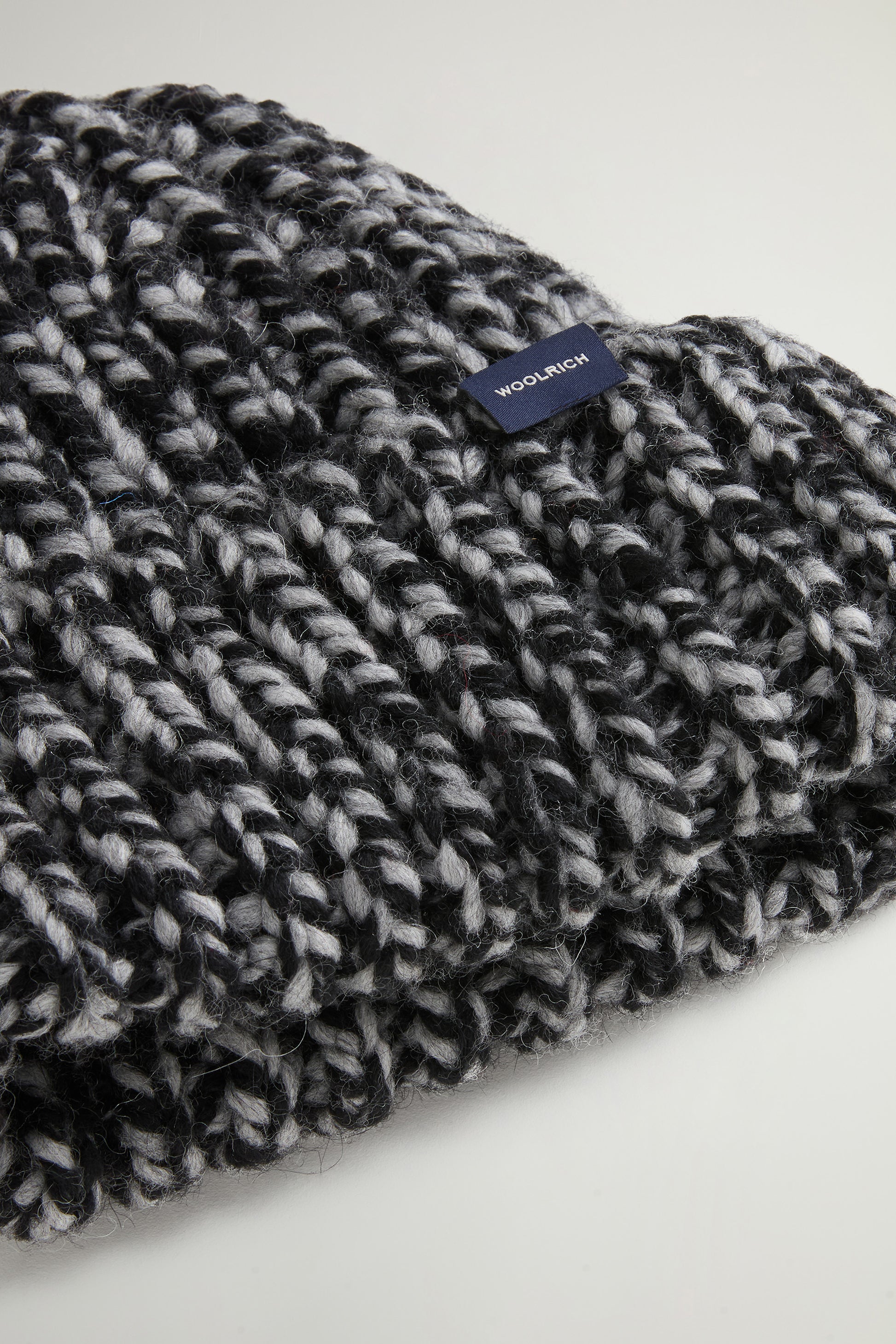 Chunky Beanie in Mouliné Alpaca and Wool Blend