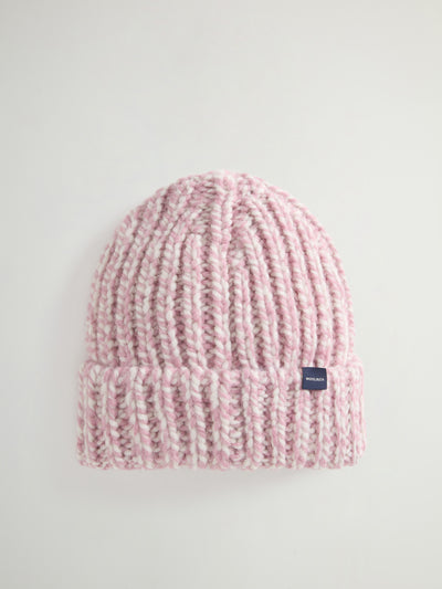 Chunky Beanie in Mouliné Alpaca and Wool Blend