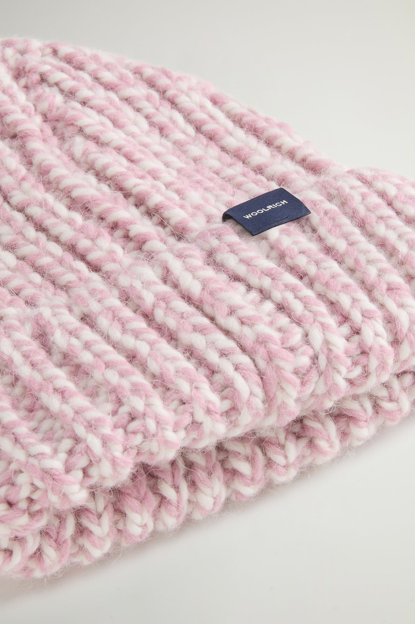 Chunky Beanie in Mouliné Alpaca and Wool Blend