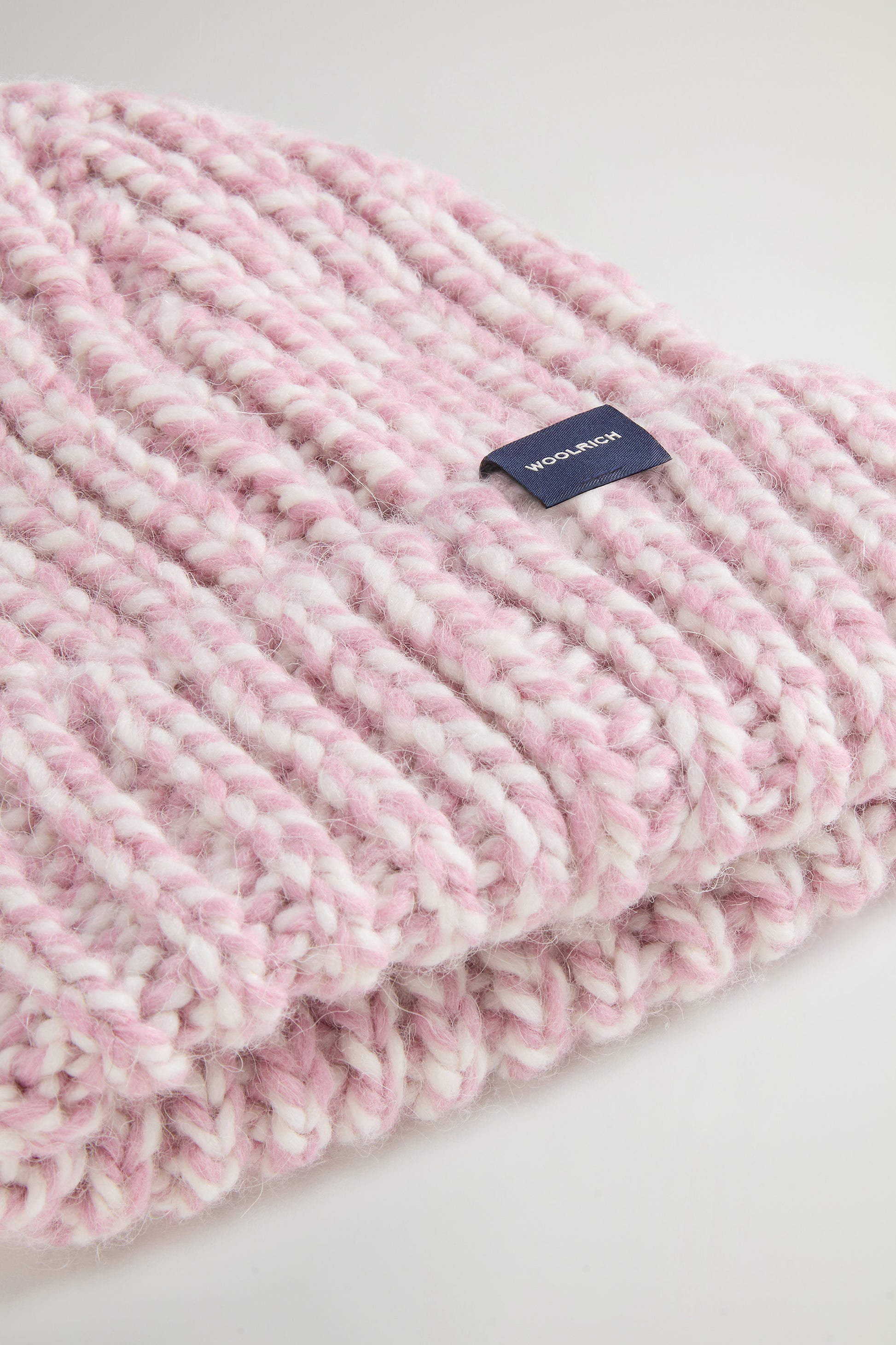 Chunky Beanie in Mouliné Alpaca and Wool Blend