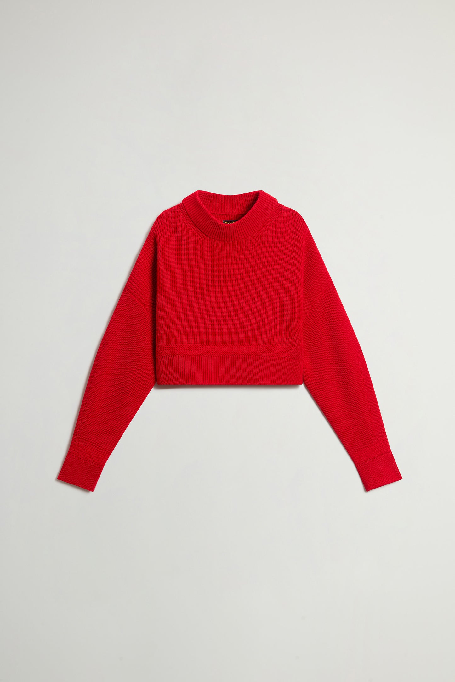 Ribbed Crewneck Sweater in Pure Merino Virgin Wool