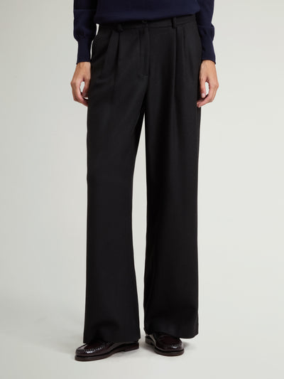 Pants in Wool-Blend Flannel