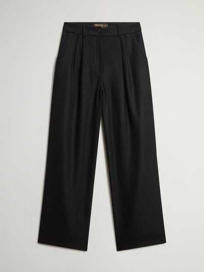 Pants in Wool-Blend Flannel