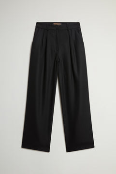 Pants in Wool-Blend Flannel