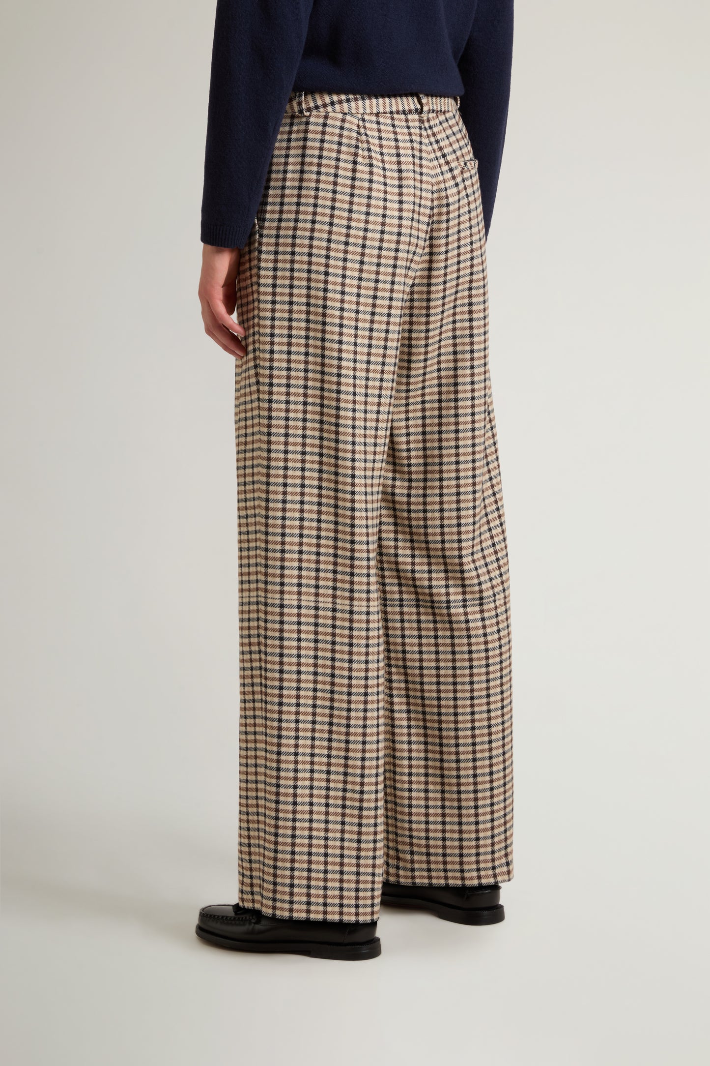 Pants in Wool-Blend Flannel