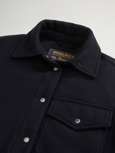 Alaskan Overshirt in Recycled Italian Wool Blend - woolrich-usClothing