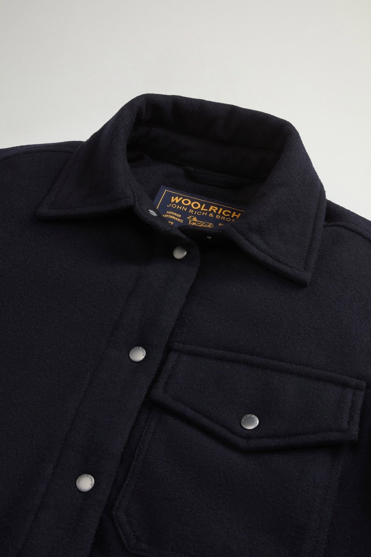 Alaskan Overshirt in Recycled Italian Wool Blend - woolrich-usClothing