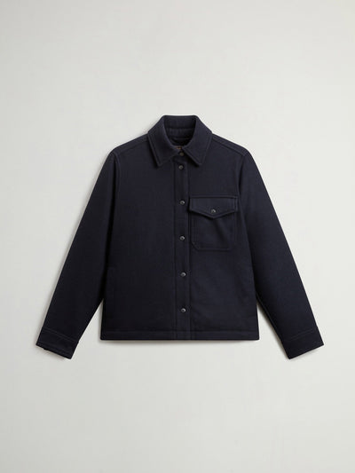 Alaskan Overshirt in Recycled Italian Wool Blend - woolrich-usClothing