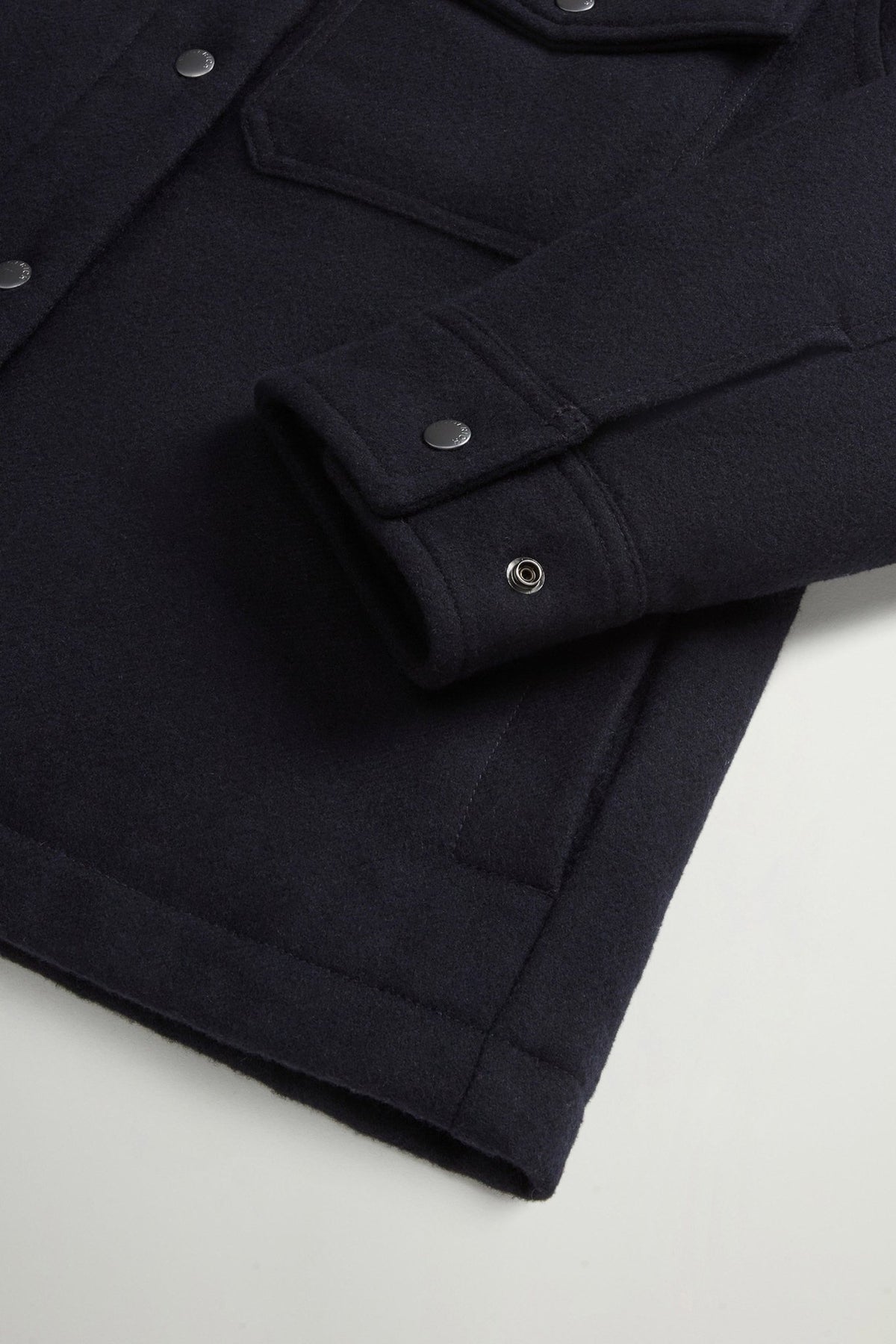 Alaskan Overshirt in Recycled Italian Wool Blend - woolrich-usClothing