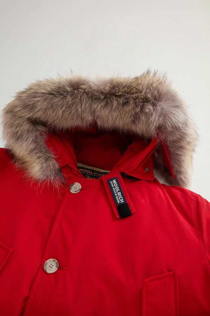 Arctic Parka in Ramar Cloth with Detachable Fur for Men - woolrich-us - Outerwear