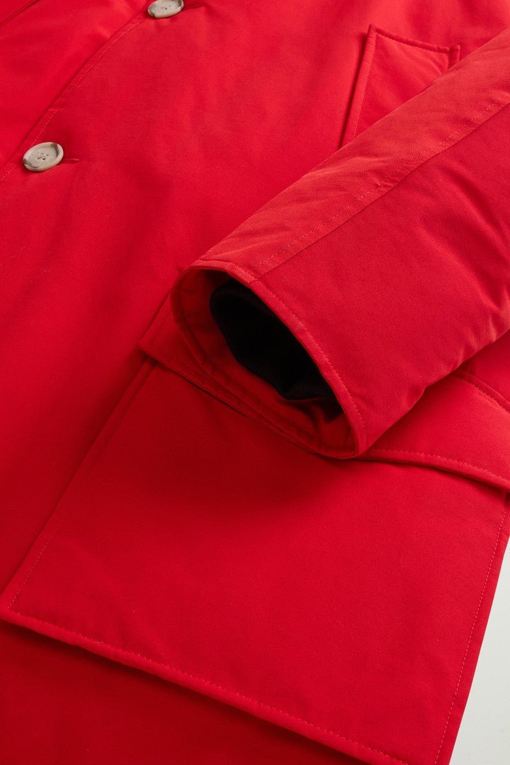 Arctic Parka in Ramar Cloth with Detachable Fur for Men - woolrich-us - Outerwear