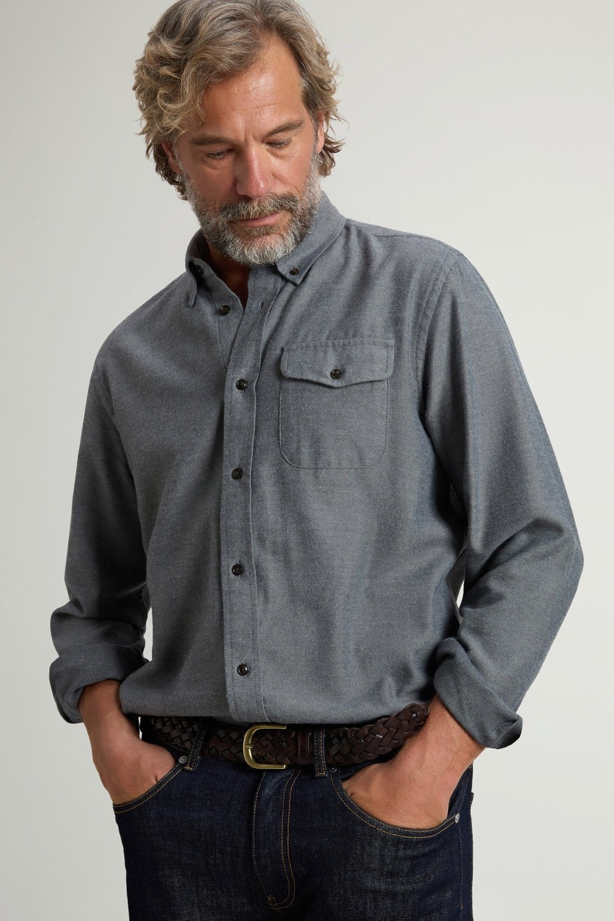 Brushed Twill Shirt - woolrich-usClothing