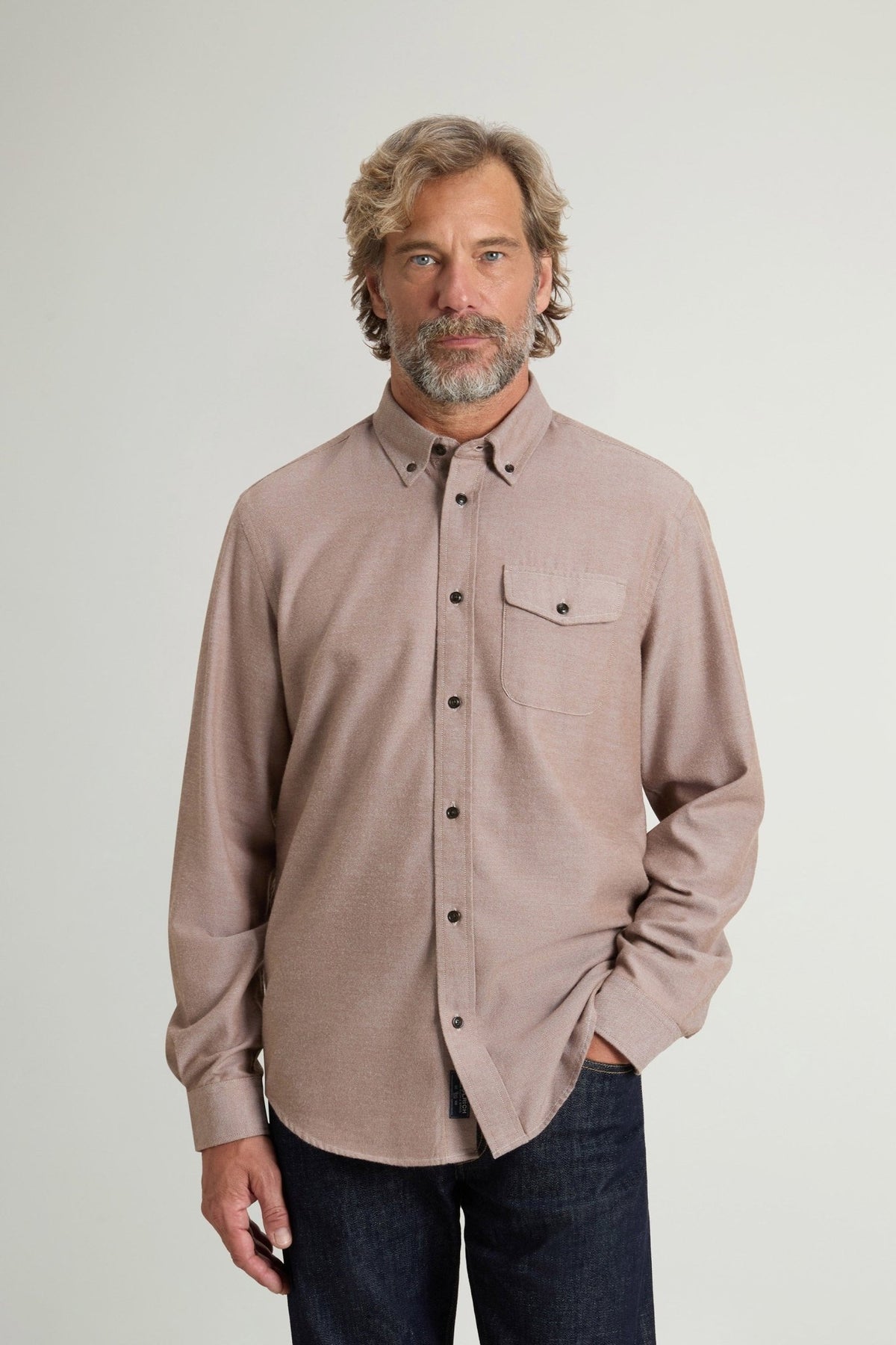 Brushed Twill Shirt - woolrich-usClothing