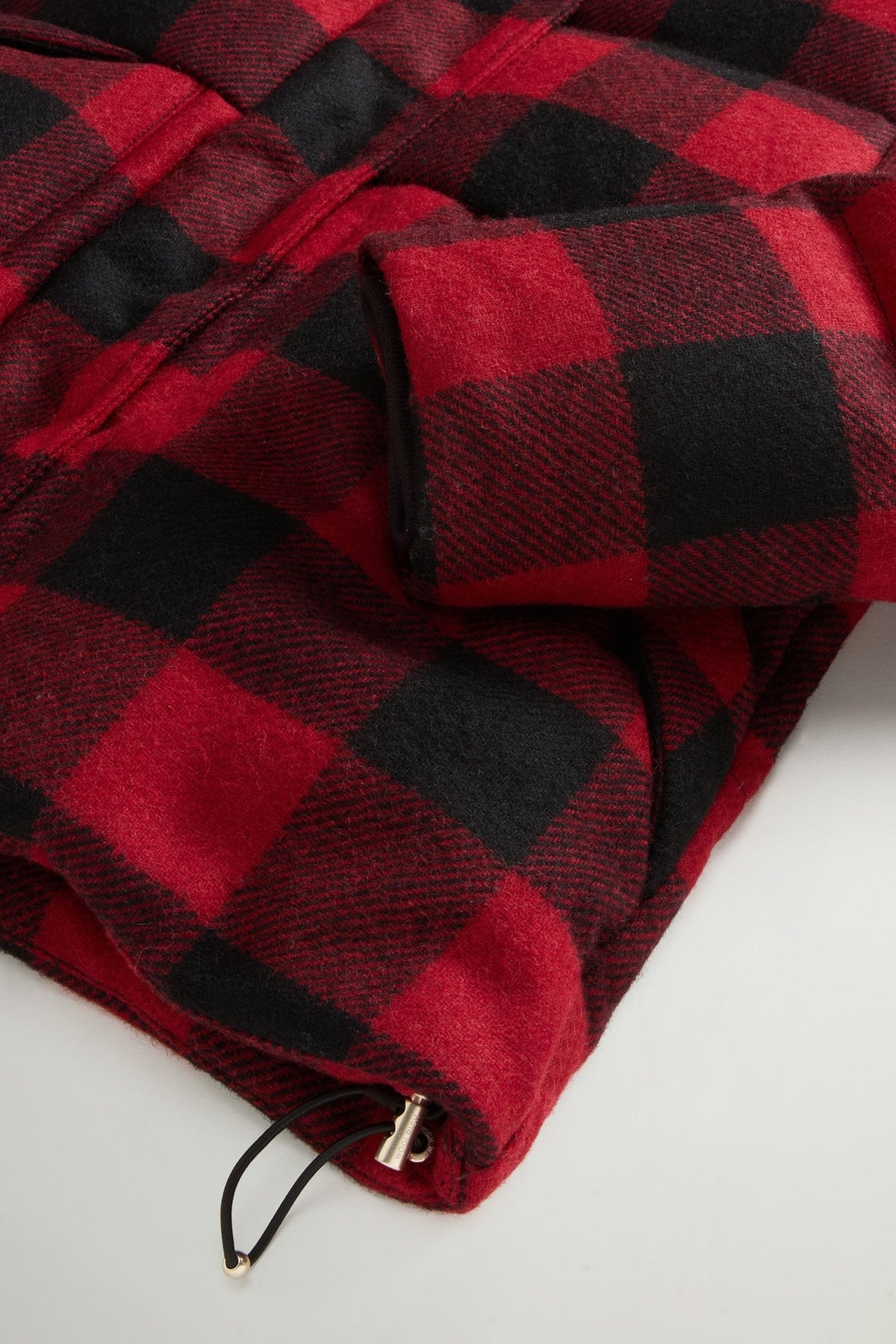 Buffalo Check Puffer Jacket in Pure Virgin Wool - woolrich-us - Outerwear