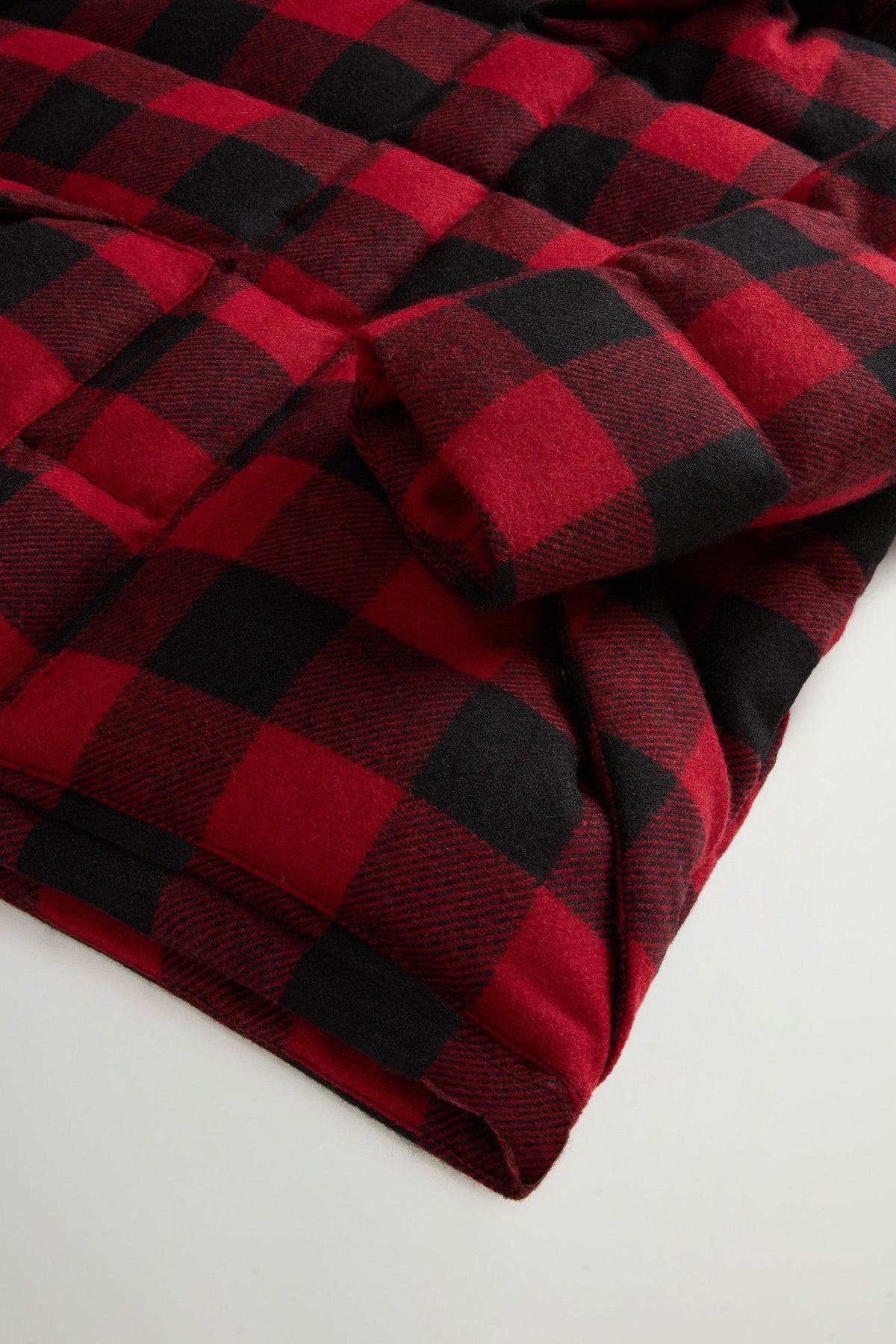 Buffalo Check Puffer Parka in Pure Virgin Wool - woolrich-us - Outerwear