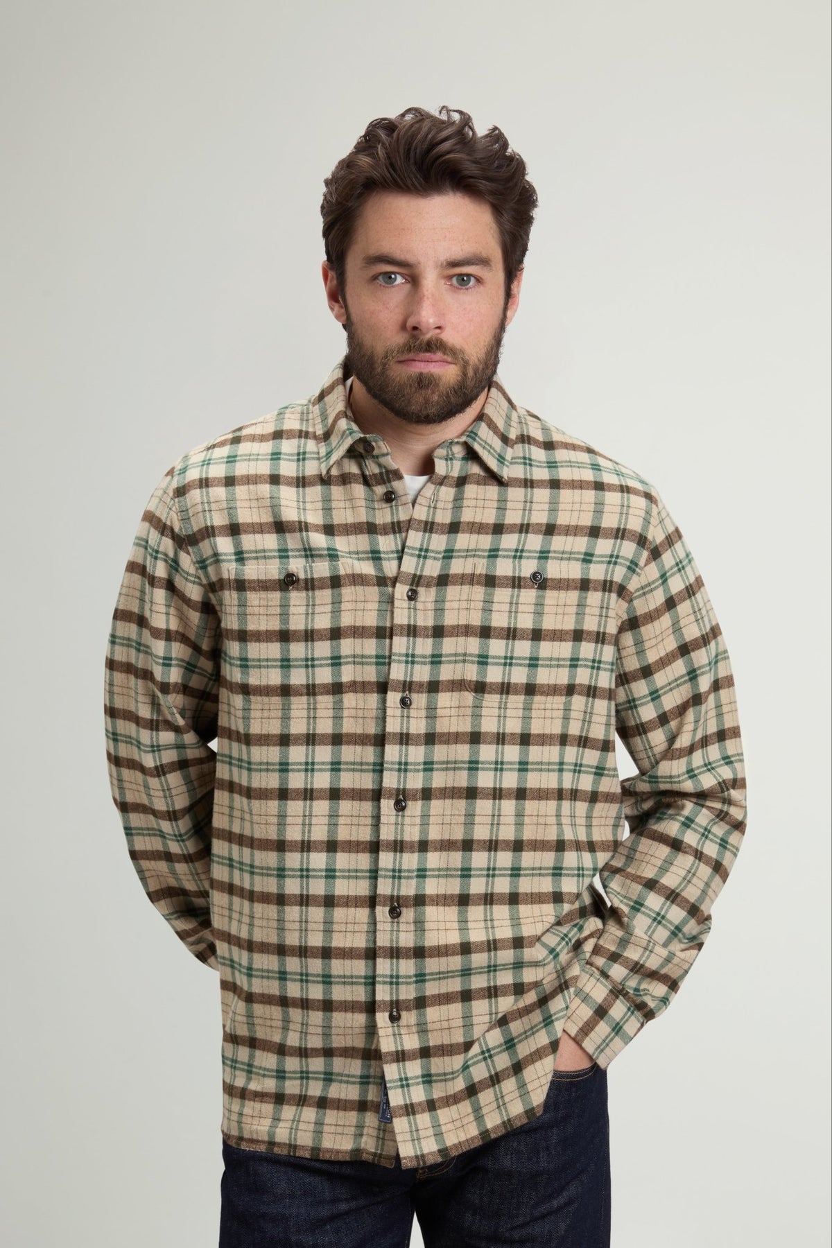 Check Flannel Warren Shirt - woolrich-usClothing