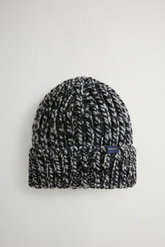 Chunky Beanie in Mouliné Alpaca and Wool Blend - woolrich-usAccessories