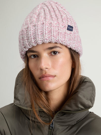 Chunky Beanie in Mouliné Alpaca and Wool Blend - woolrich-usAccessories