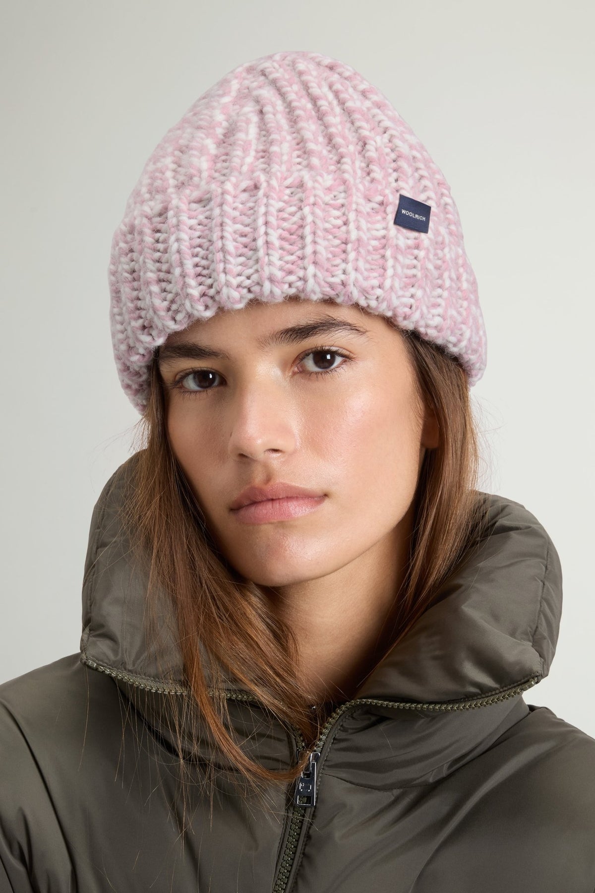 Chunky Beanie in Mouliné Alpaca and Wool Blend - woolrich-usAccessories