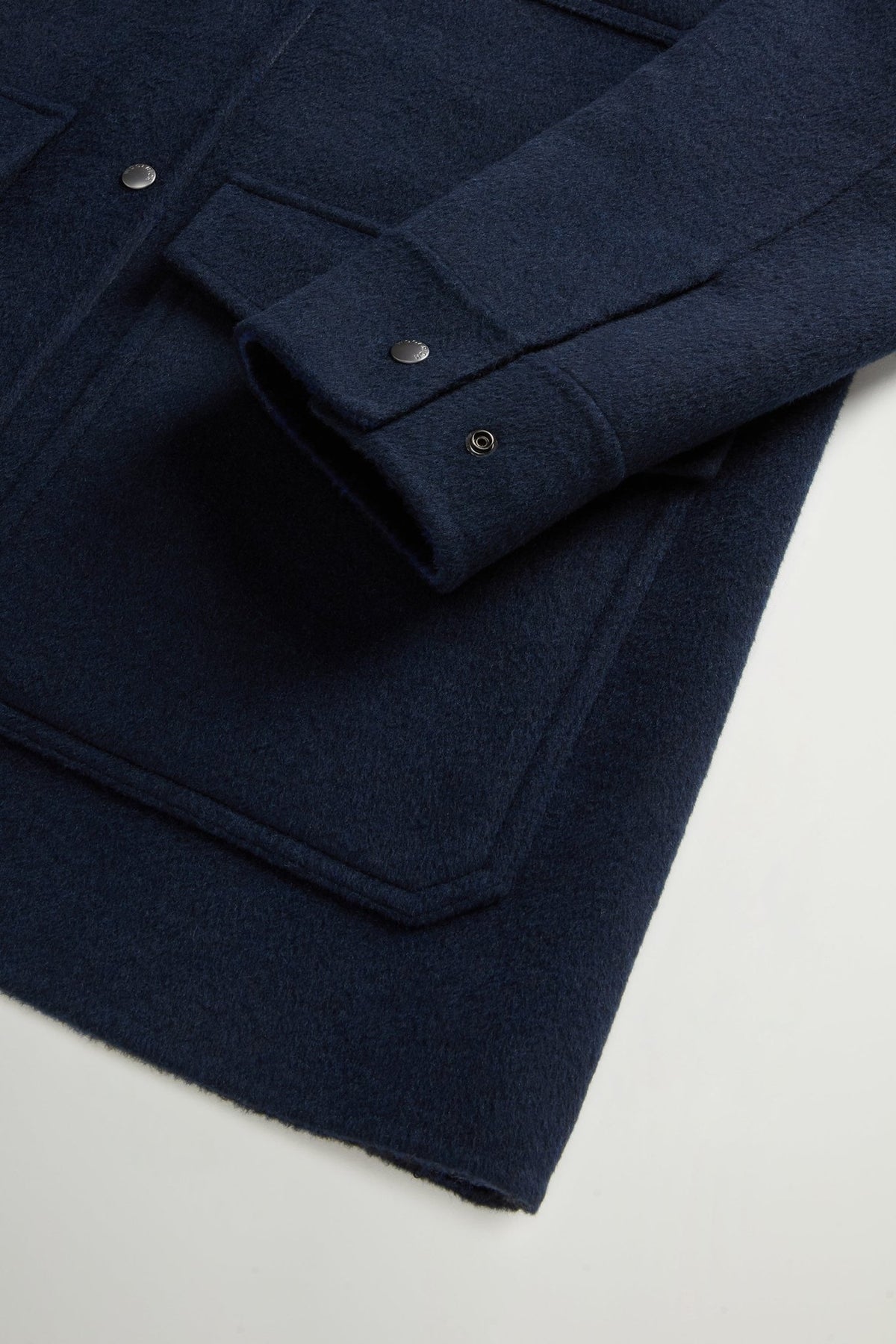 Coat in Double-Face Wool Blend - woolrich-usClothing