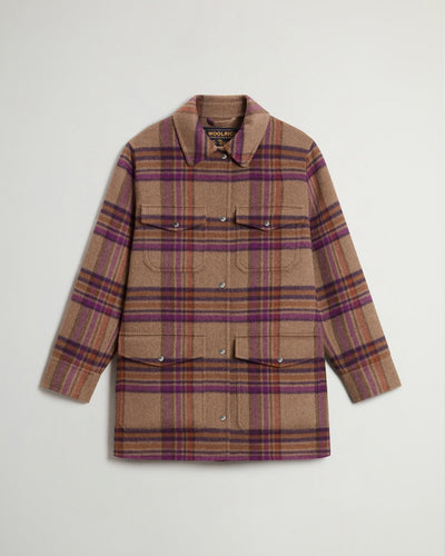 Coat in Double-Face Wool Blend - woolrich-usClothing