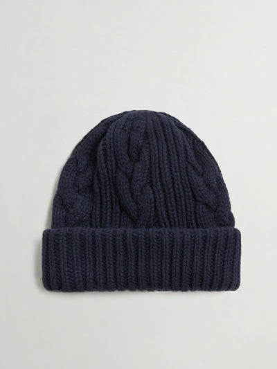 Cotton Wool Cable Beanie - woolrich-usAccessories