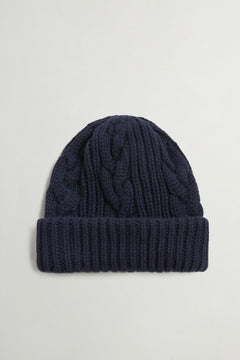 Cotton Wool Cable Beanie - woolrich-usAccessories