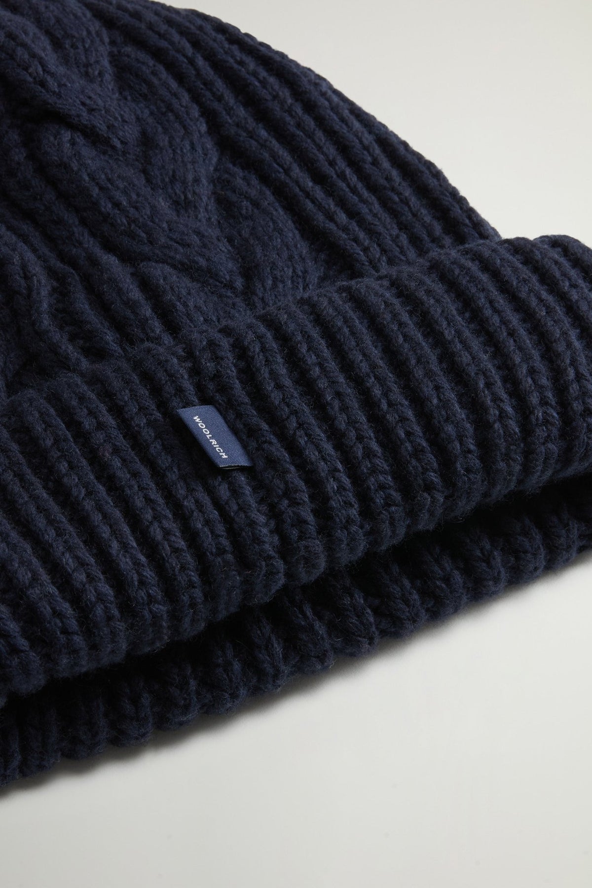 Cotton Wool Cable Beanie - woolrich-usAccessories