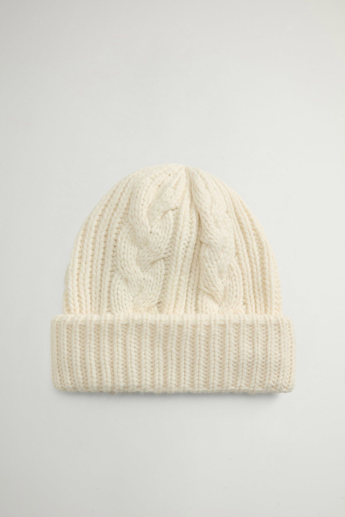 Cotton Wool Cable Beanie - woolrich-usAccessories