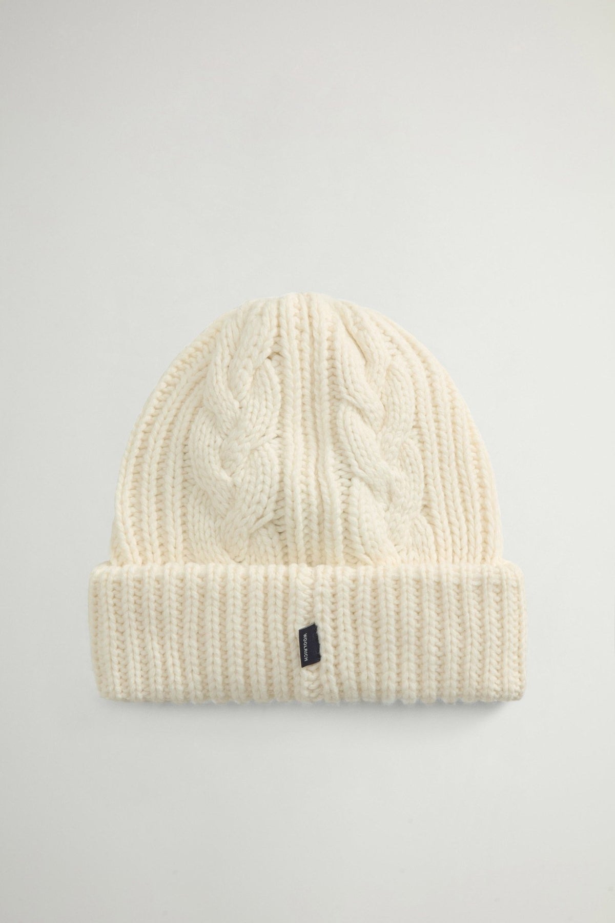 Cotton Wool Cable Beanie - woolrich-usAccessories
