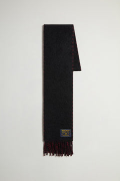Double-Faced Scarf in Virgin Wool, Alpaca and Mohair Blend - woolrich-us - Accessories