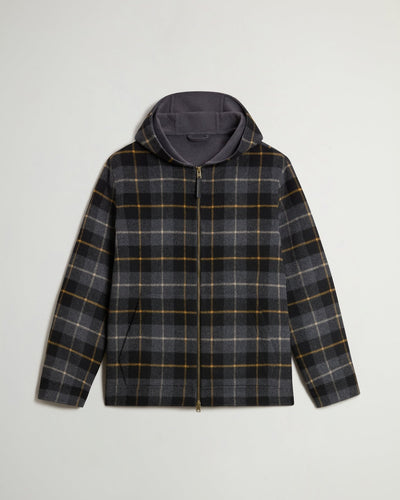 Double Wool Hooded Jacket - woolrich-usOuterwear