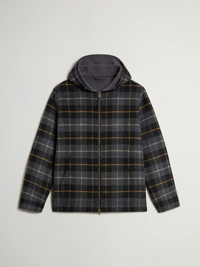 Double Wool Hooded Jacket - woolrich-usOuterwear