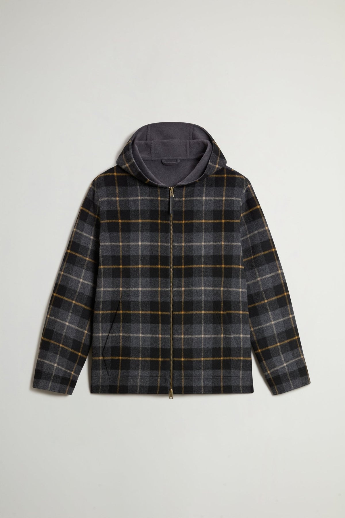 Double Wool Hooded Jacket - woolrich-usOuterwear