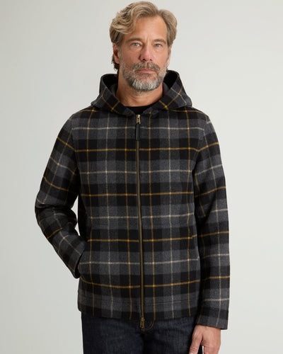 Double Wool Hooded Jacket - woolrich-usOuterwear