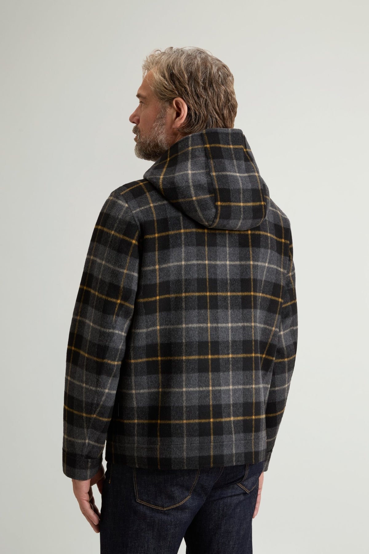 Double Wool Hooded Jacket - woolrich-usOuterwear