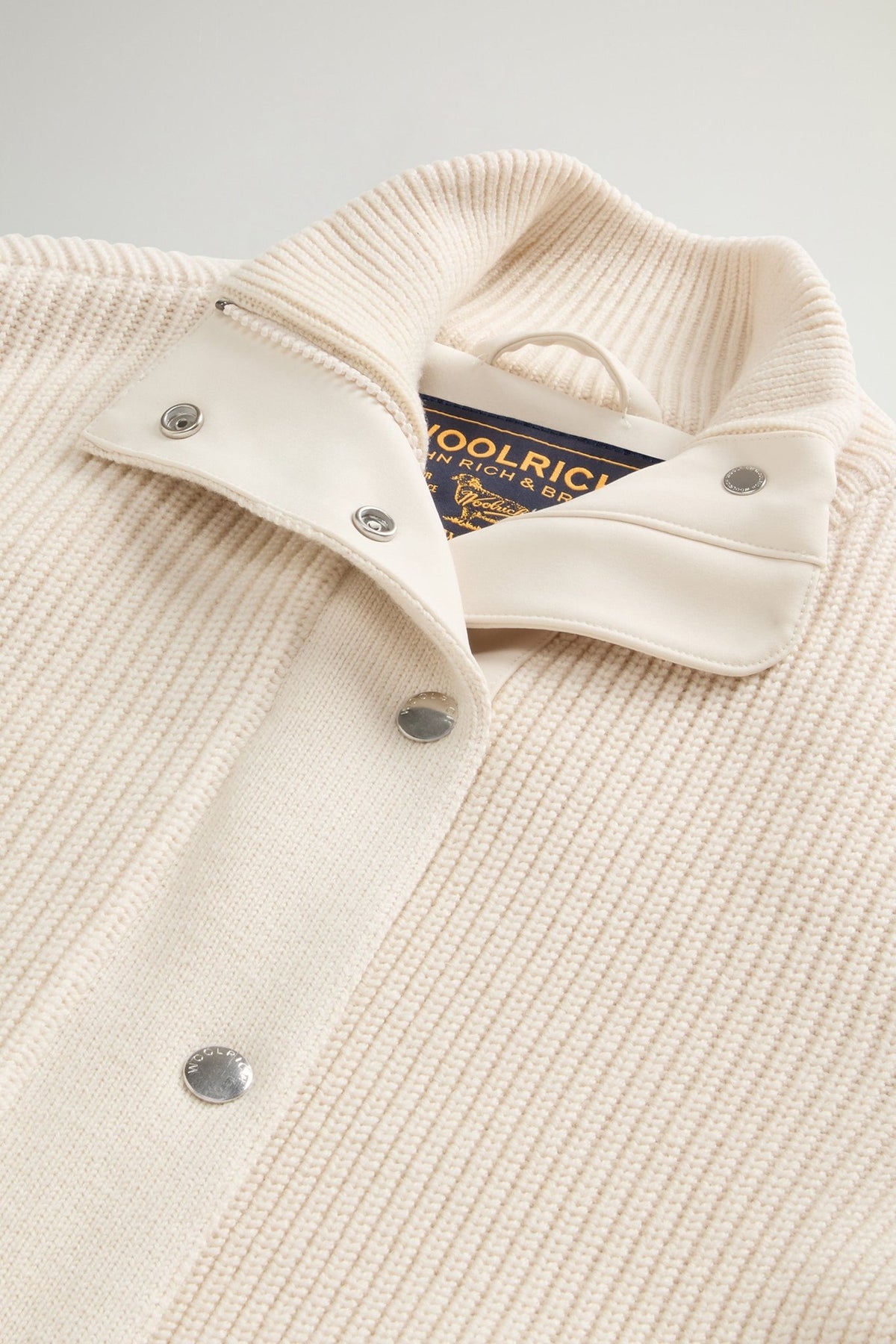 Firth Hybrid Bomber Jacket in Tech Softshell and Pure Wool - woolrich-usOuterwear